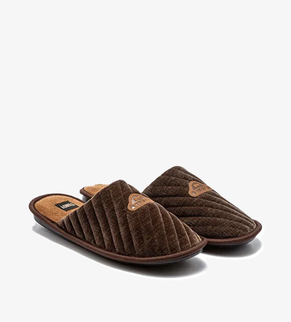 Twigy Kahverengi Erkek Ev Terliği TW NİCOLA