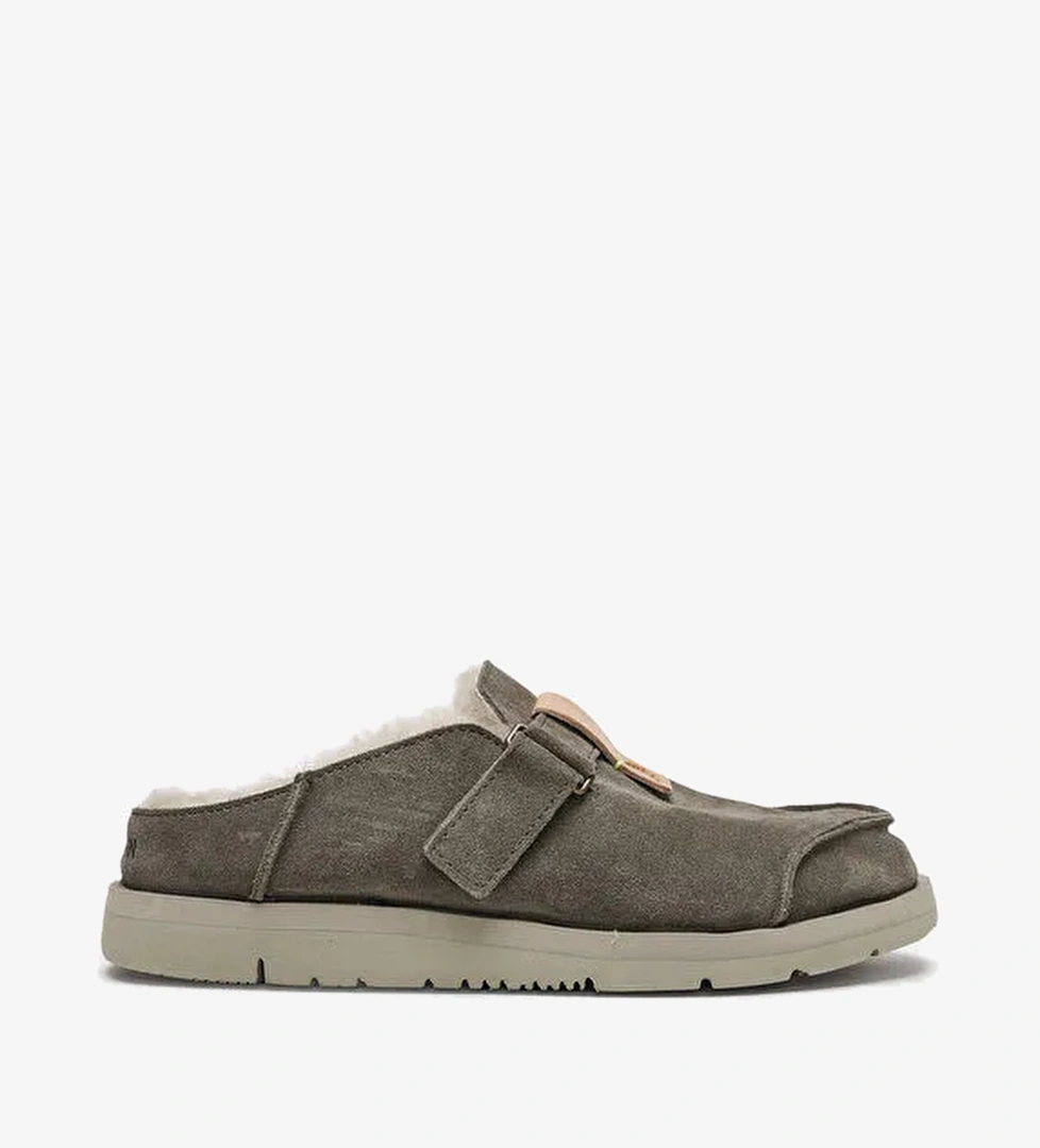 Satorisan Satorisan Haki Bej Erkek Süet Terlik Uwabaki Clog (1030204) model görseli