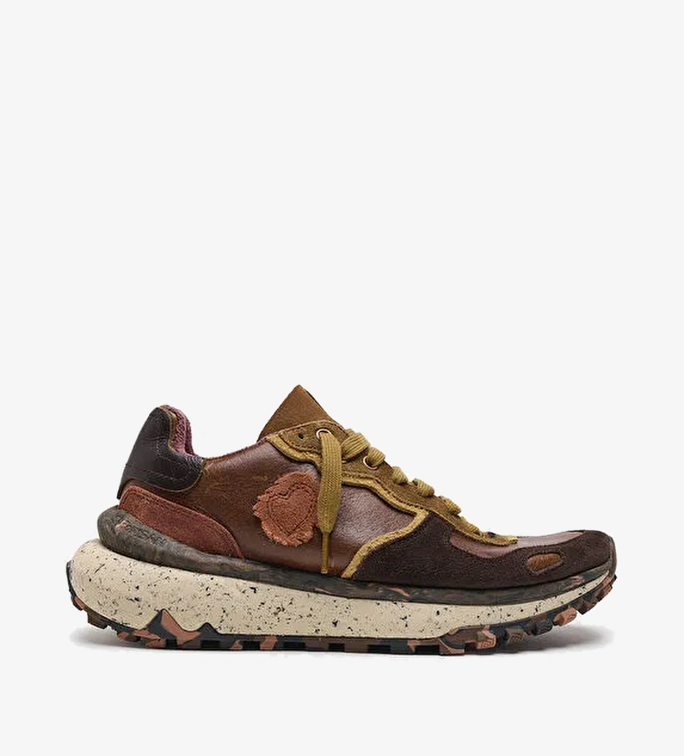 Satorisan Kahverengi Erkek Deri Sneaker CHACRONA METTA (1030503)