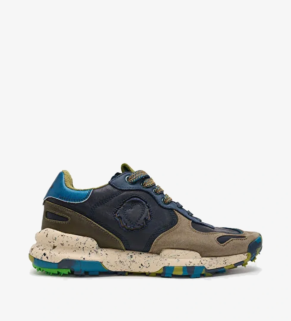 Satorisan Lacivert Erkek Deri Sneaker CHACRONA (1030401)