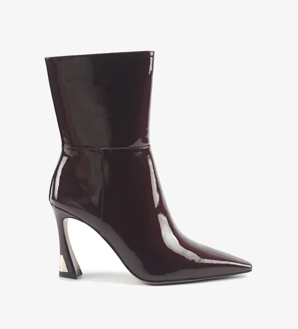 DORISSA 5PR Bordo Kadın Topuklu Bot - Görsel 1