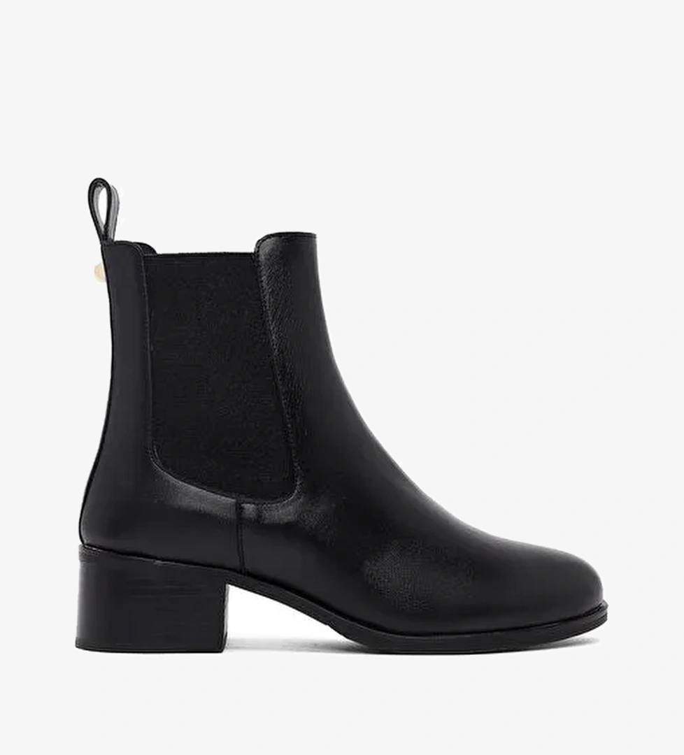 Kadın Siyah Kalın Topuklu Chelsea Bot 25WFE251318 - Görsel 1
