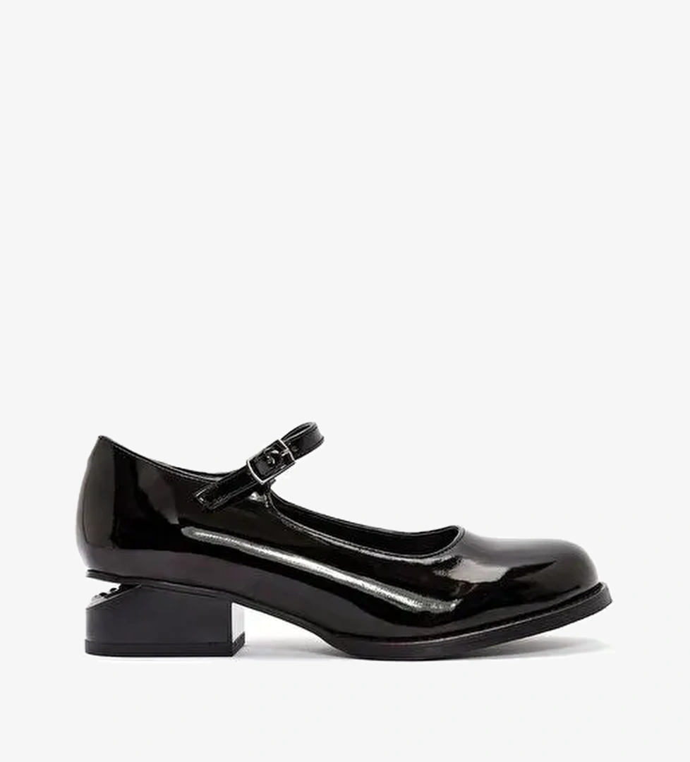 Kadın Siyah Rugan Mary Jane Ayakkabı 25AFD400016 - Görsel 1