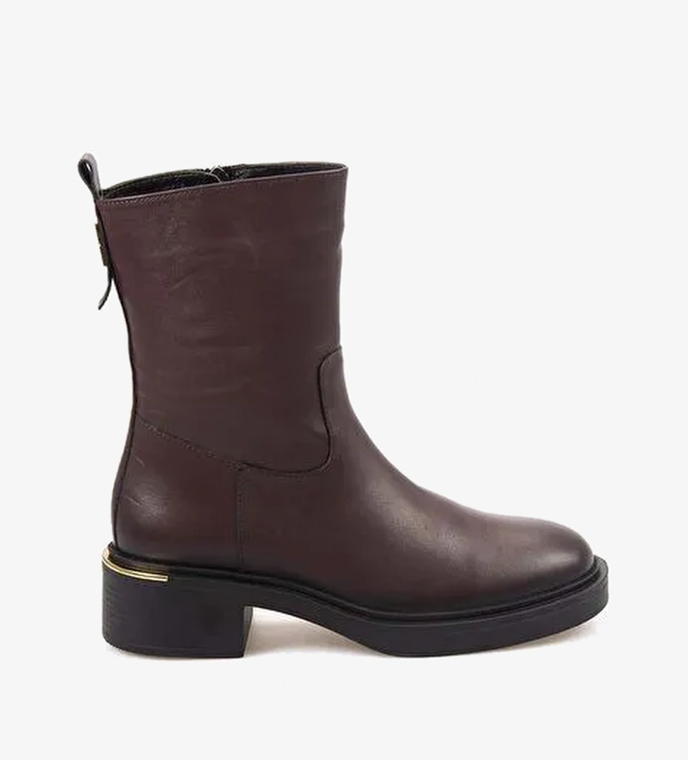 Rouge Hakiki Deri Kadın Günlük Bot 51427 - Görsel 1