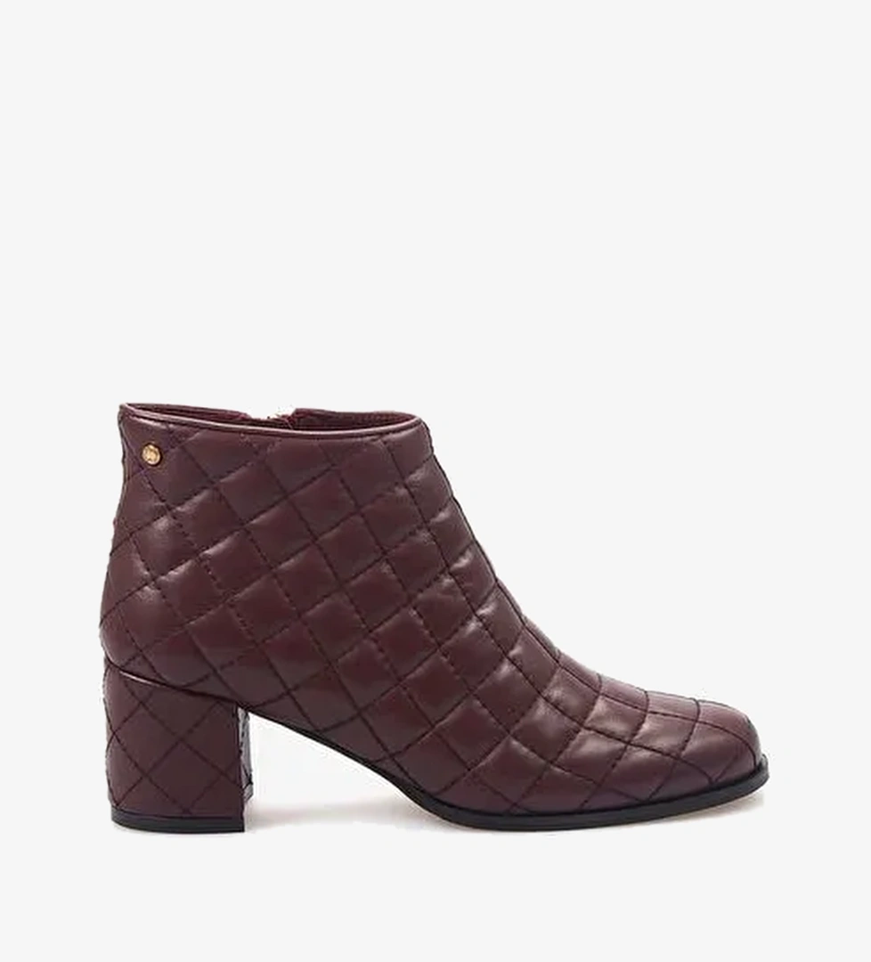 Mocassini Hakiki Deri Kadın Kapitone Bot 9209-22 - Görsel 1