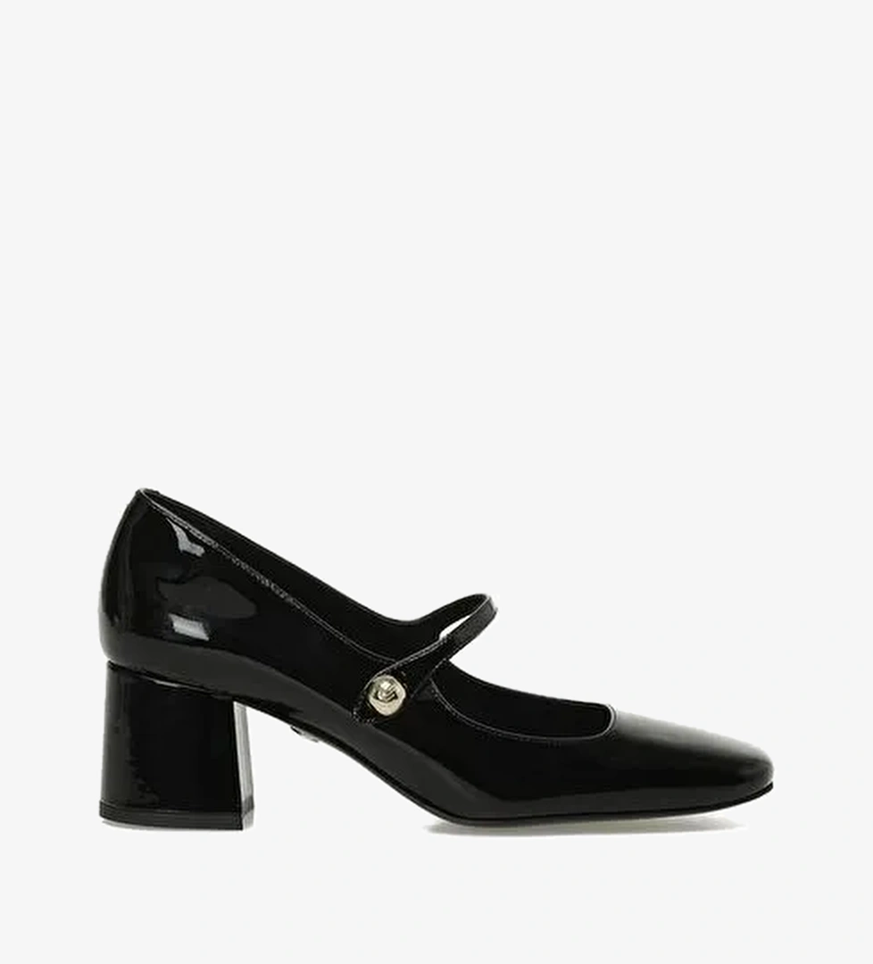 RIVAS 5PR Siyah Kadın Topuklu Ayakkabı - Görsel 1