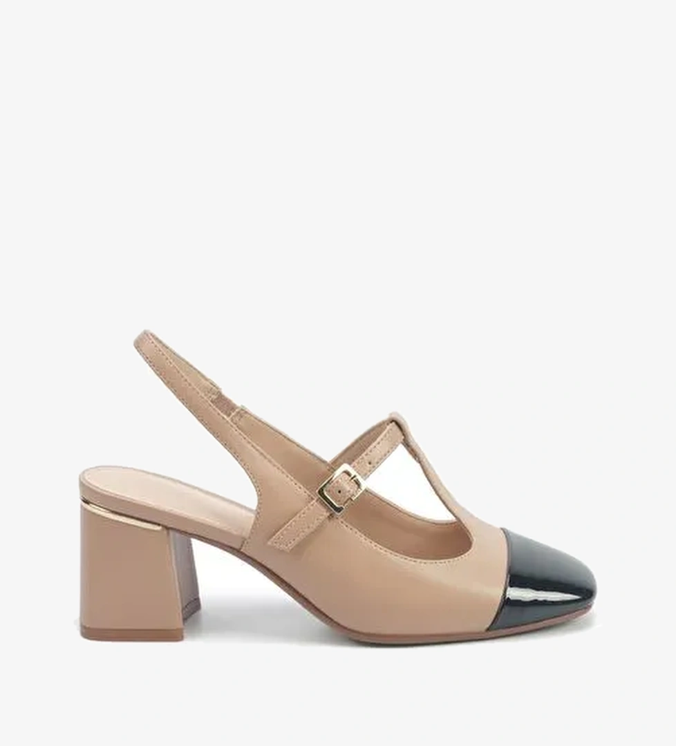 ARYAN 5PR NUDE. Kadın Topuklu Ayakkabı - Görsel 1