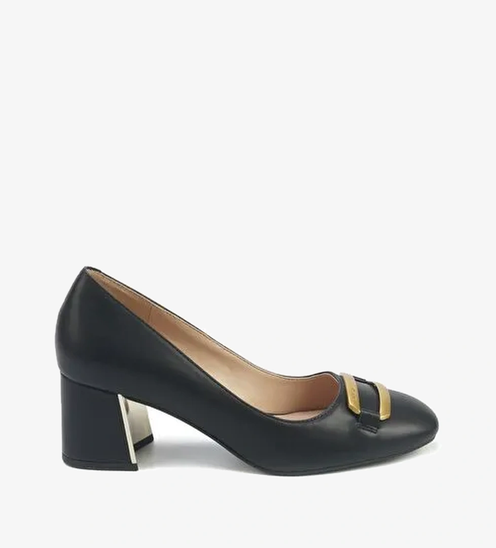 ANESSA 5PR Siyah Kadın Topuklu Ayakkabı - Görsel 1