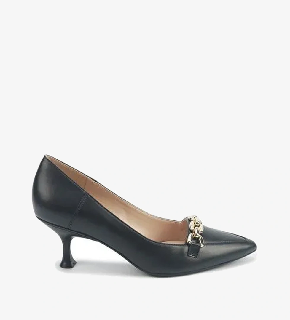 ALTAN 5PR Siyah Kadın Topuklu Ayakkabı - Görsel 1