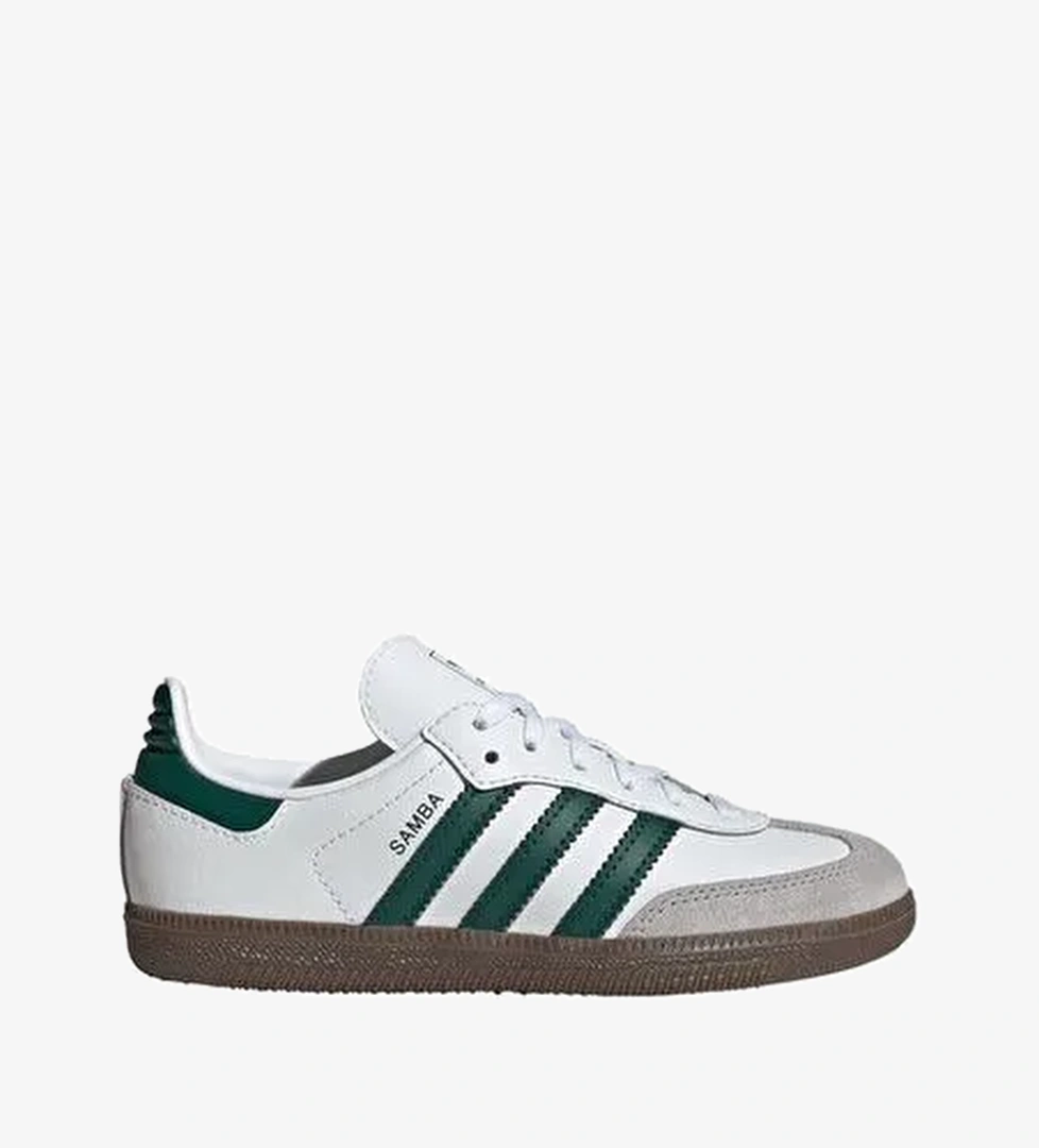 adidas Çocuk Beyaz Sneaker SAMBA OG C JQ2840 - Görsel 1