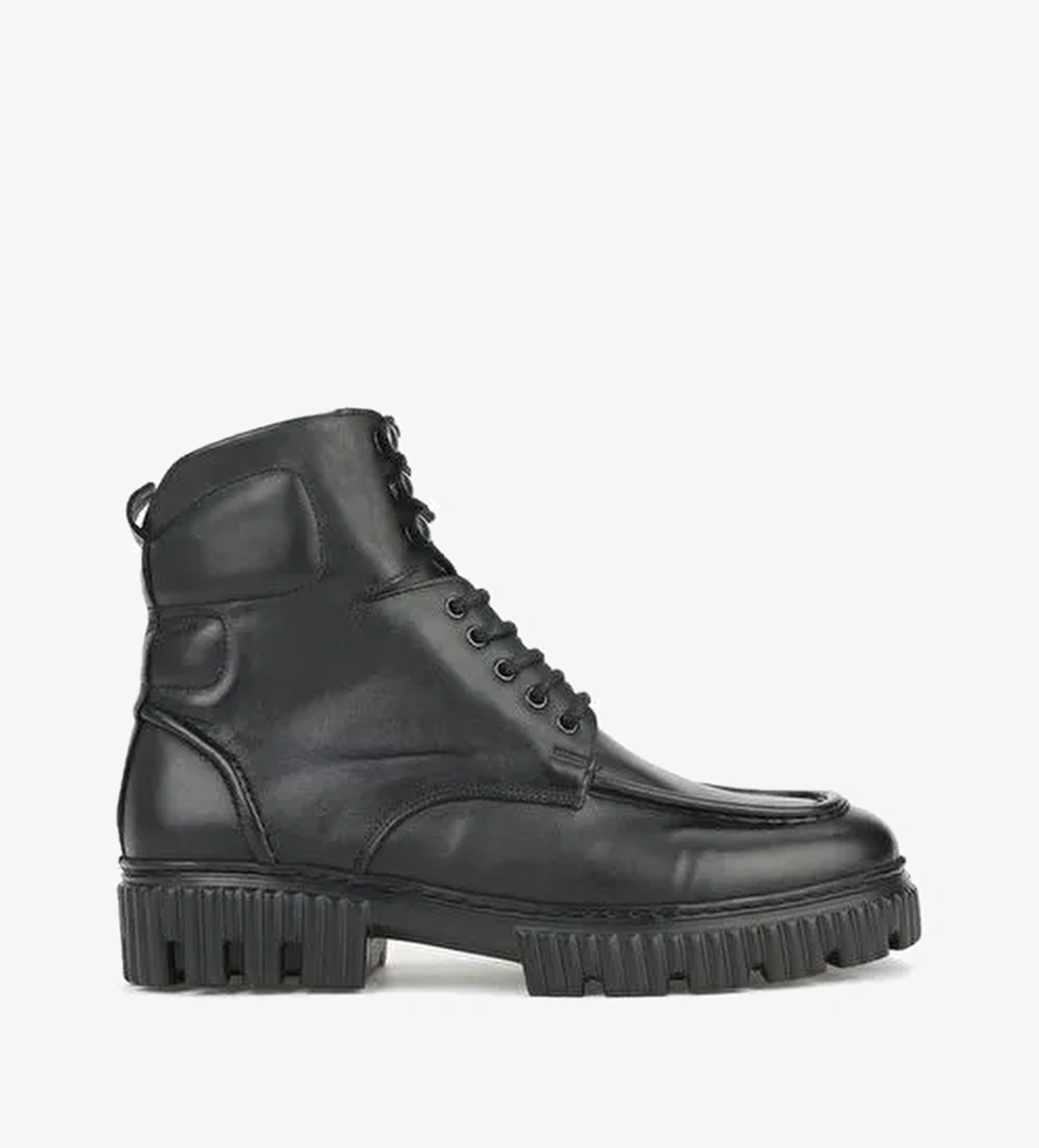 Ziya, Erkek Hakiki Deri Bot 1531043Z54063 Siyah - Görsel 1