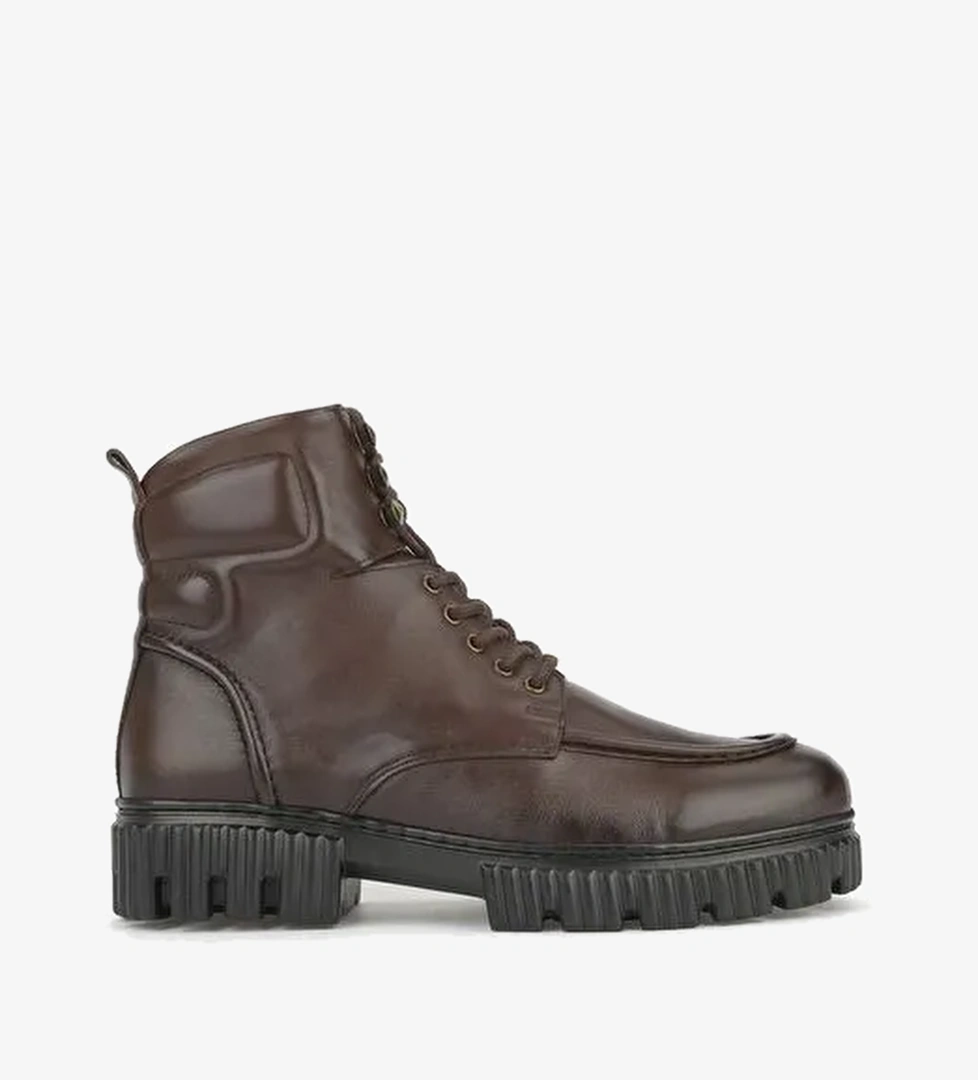 Ziya, Erkek Hakiki Deri Bot 1531043Z54063 Kahve - Görsel 1