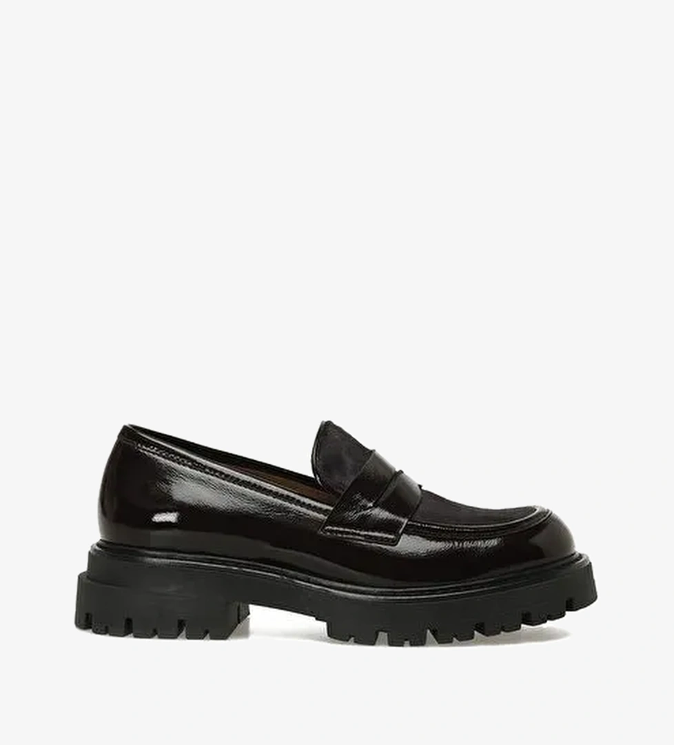 RAQUEL2 5PR Bordo Kadın Loafer - Görsel 1