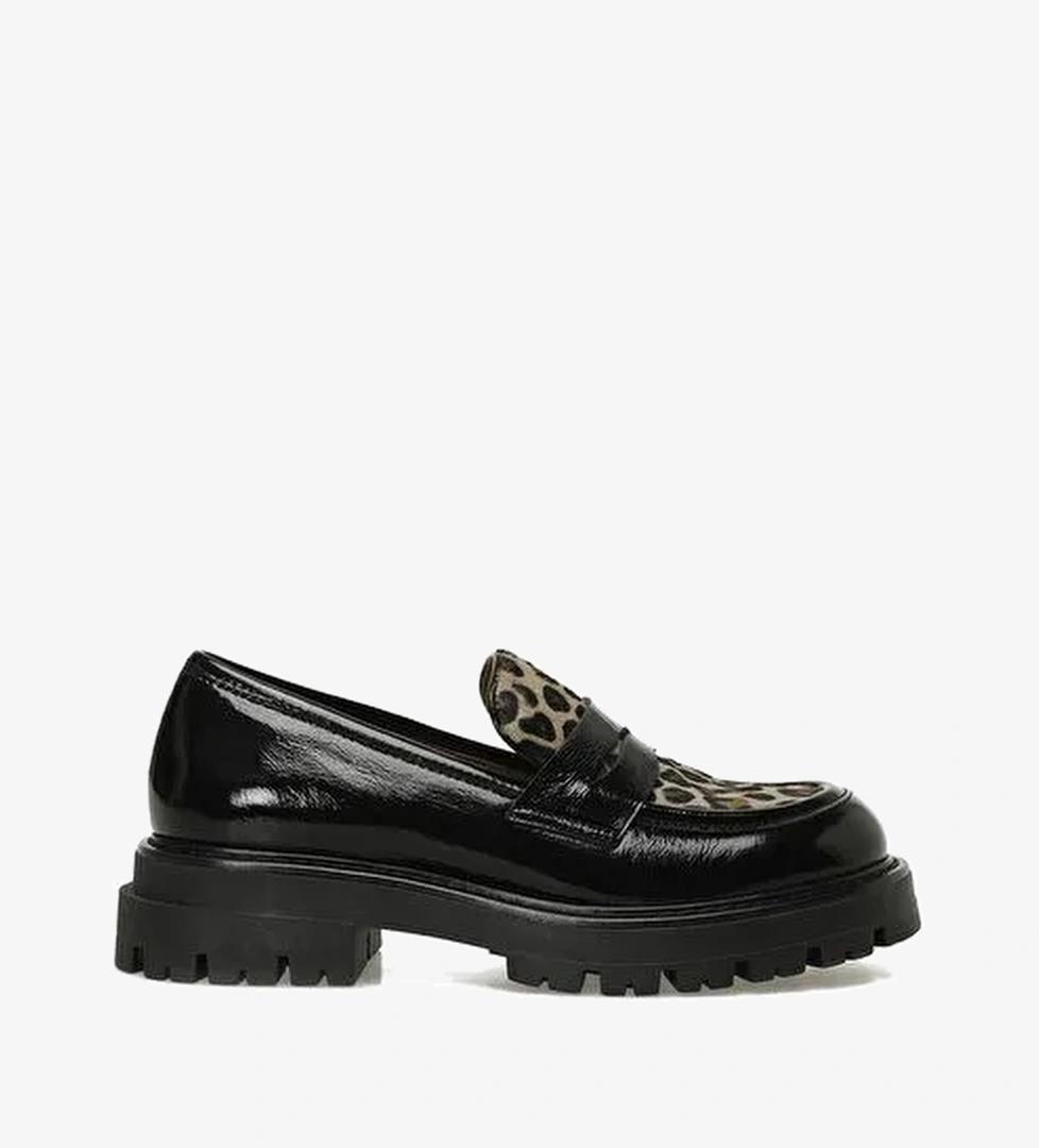 RAQUEL5 5PR Leopar Kadın Loafer - Görsel 1