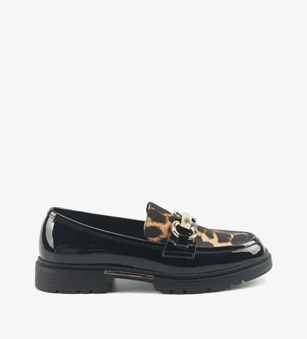 POPLEN2 5PR Siyah Kadın Loafer - Görsel 1