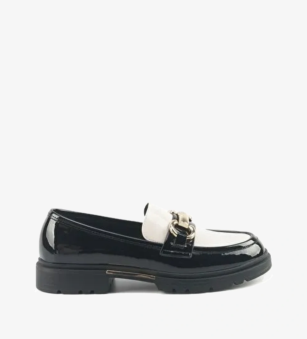 POPLEN2 5PR Siyah Kadın Loafer - Görsel 1