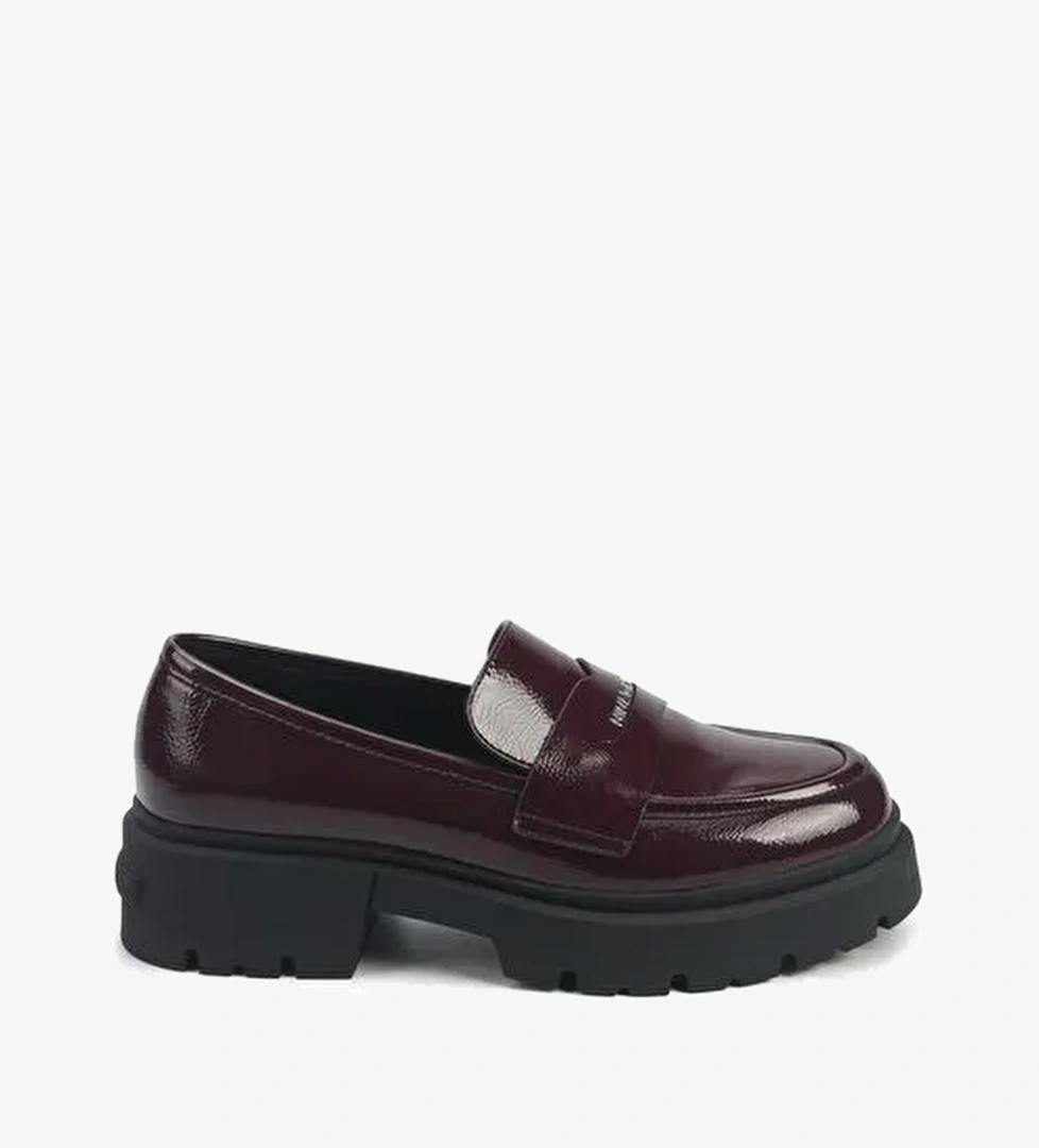 FERNANDO 5PR Bordo Kadın Loafer - Görsel 1