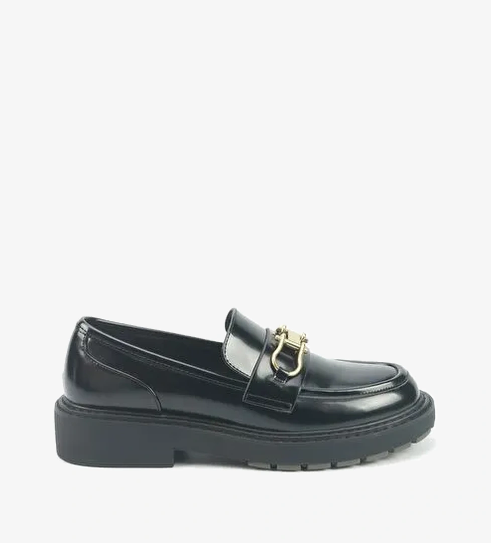 DENNY 5PR Siyah Kadın Loafer - Görsel 1