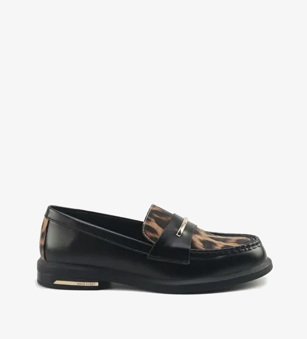 TIADA5 5PR Leopar Kadın Loafer - Görsel 1