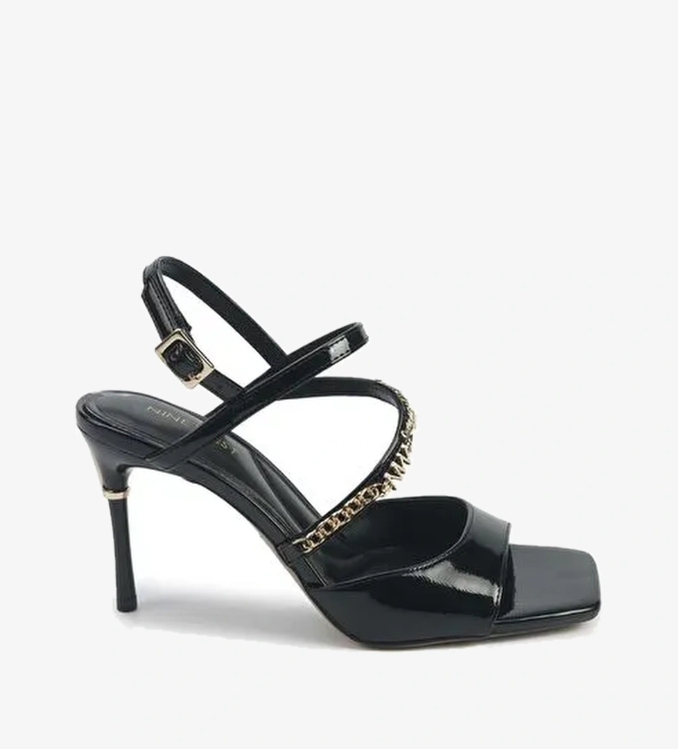 IRENA 5PR Siyah Kadın Topuklu Sandalet - Görsel 1