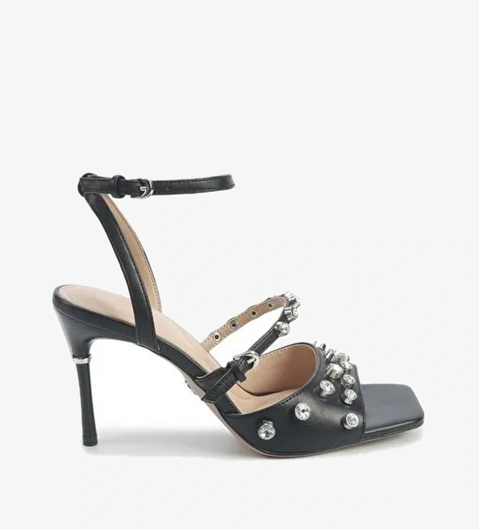 IRENE 5PR Siyah Kadın Topuklu Sandalet - Görsel 1