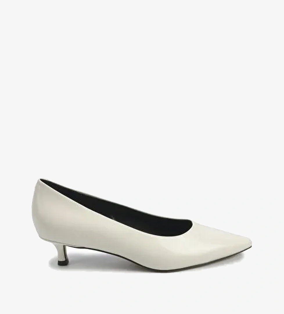 SELBY 5PR KIRIK BEYAZ Kadın Topuklu Ayakkabı - Görsel 1