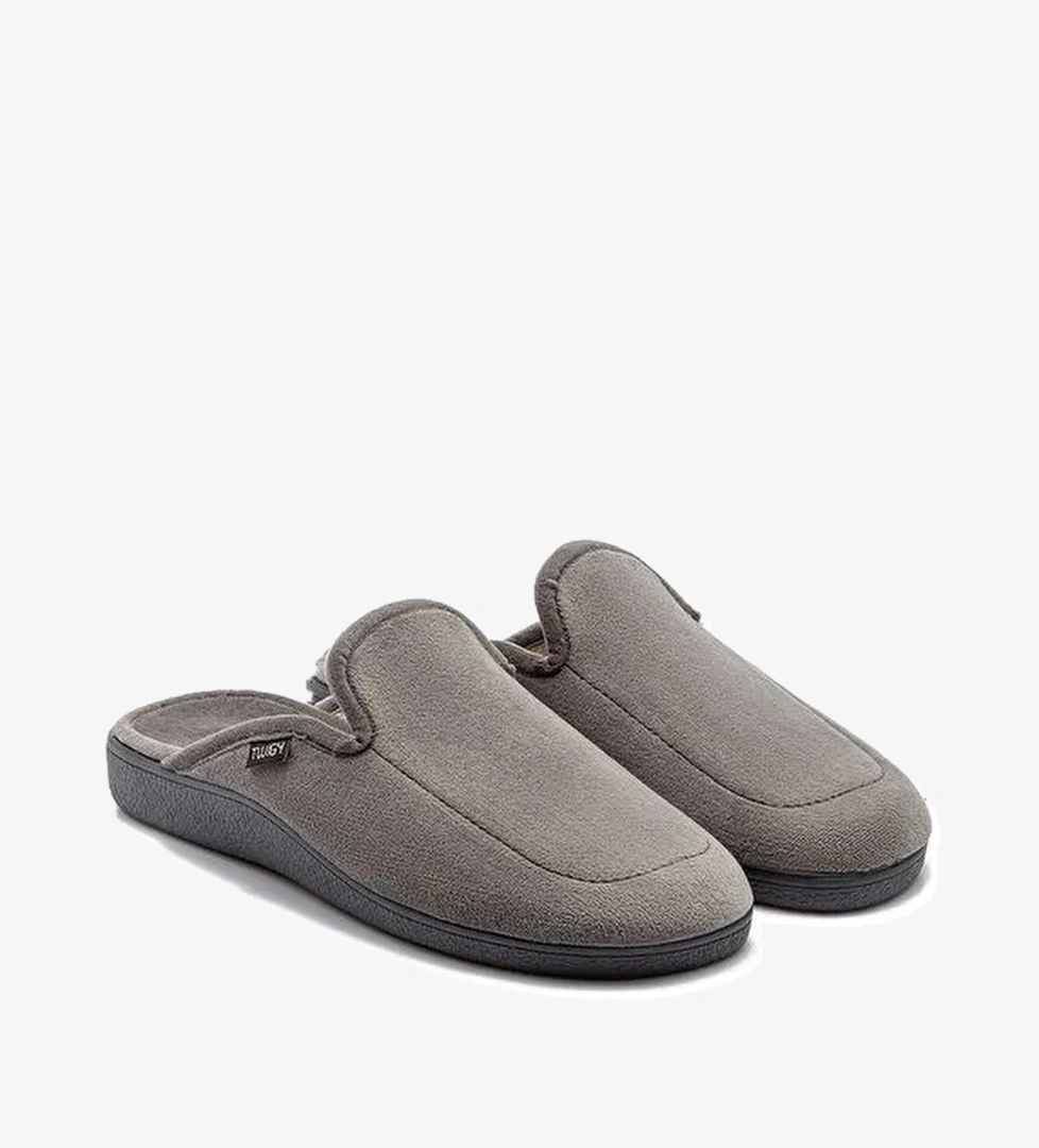 Twigy Gri Erkek Ev Terliği TW FRED