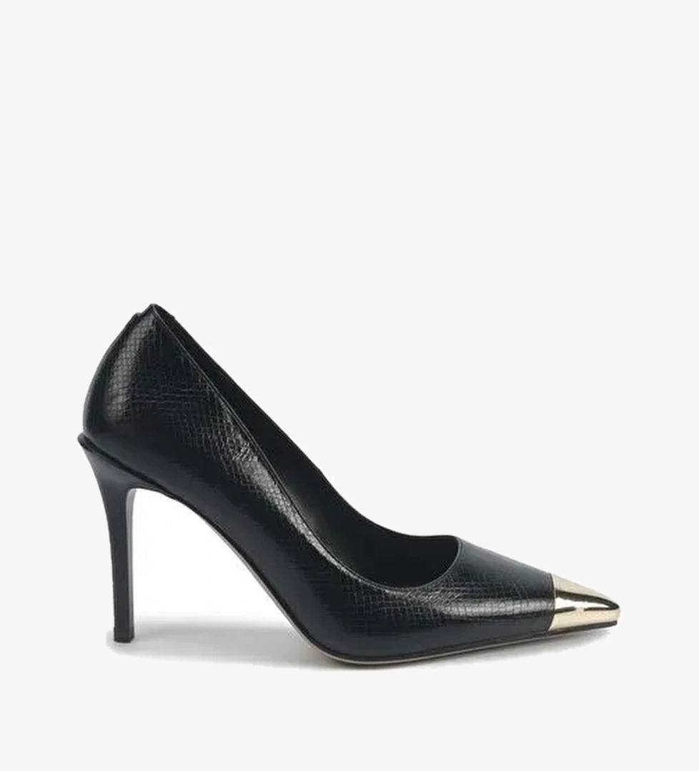 DAISYN2 5PR Siyah Kadın Topuklu Ayakkabı - Görsel 1