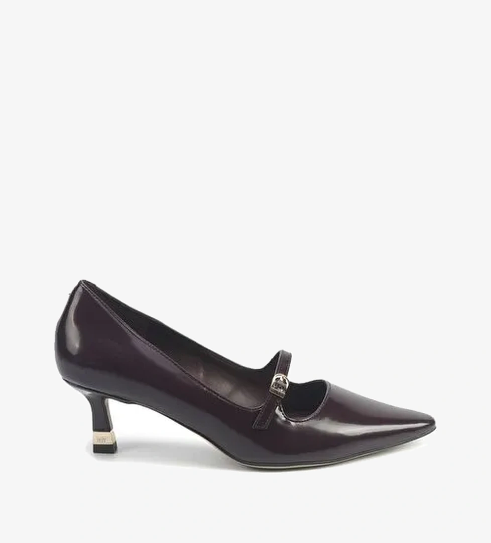 BELLE 5PR Bordo Kadın Topuklu Ayakkabı - Görsel 1