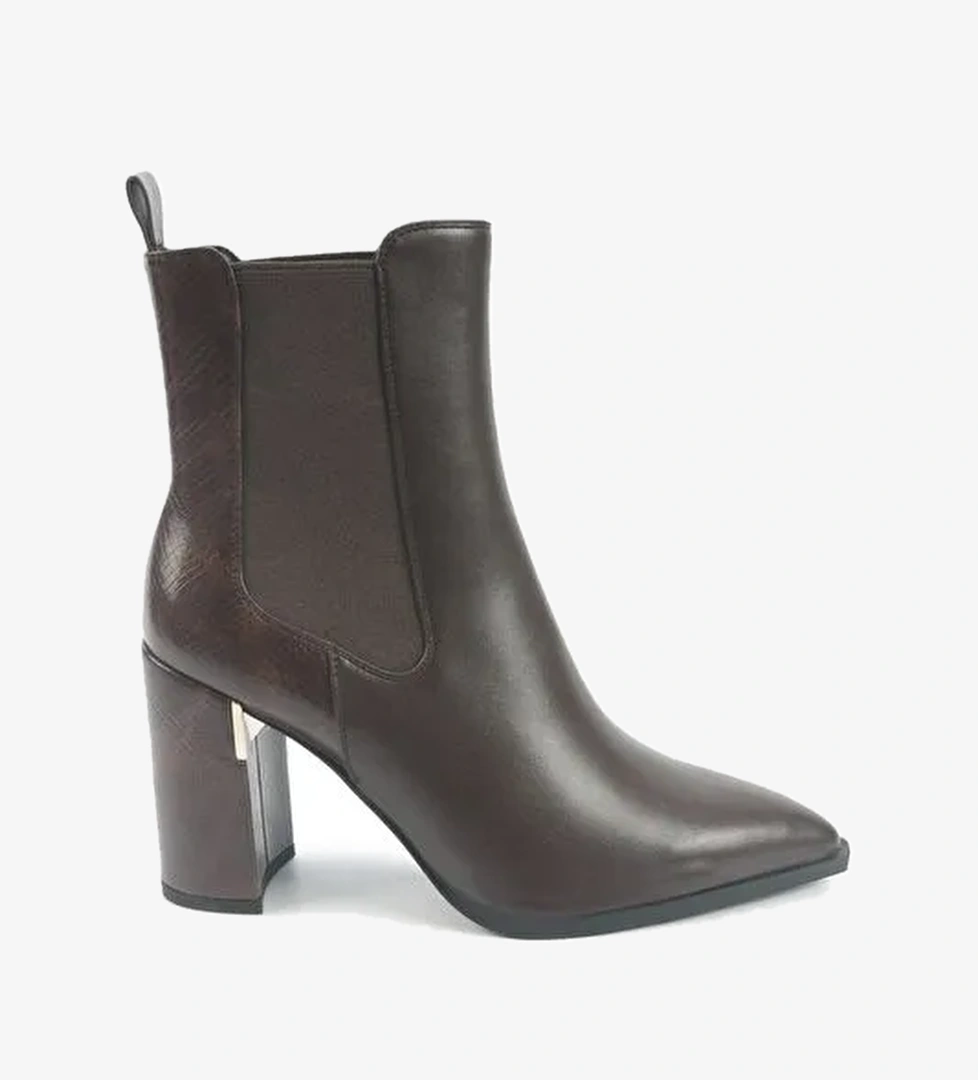 FABIOLA 5PR Kahverengi Kadın Topuklu Bot - Görsel 1