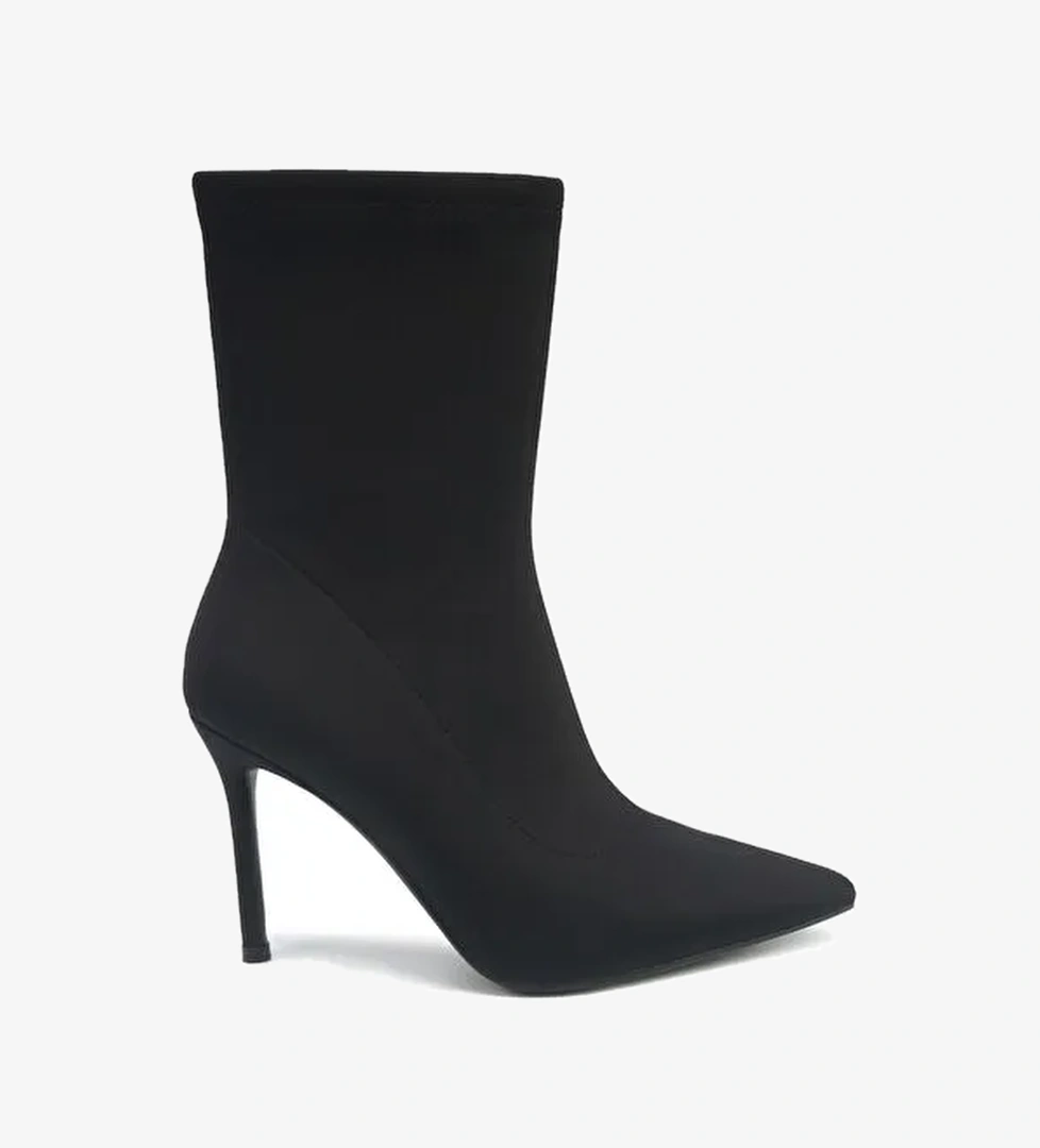 JUSTICE 5PR Siyah Kadın Topuklu Bot - Görsel 1
