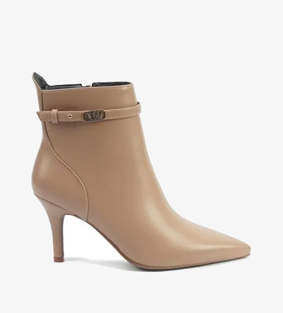 THANDI 5PR NUDE. Kadın Topuklu Bot - Görsel 1