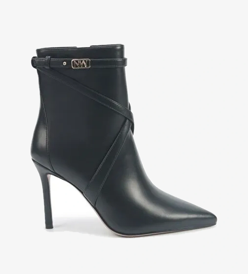 JUSTEL 5PR Siyah Kadın Topuklu Bot - Görsel 1