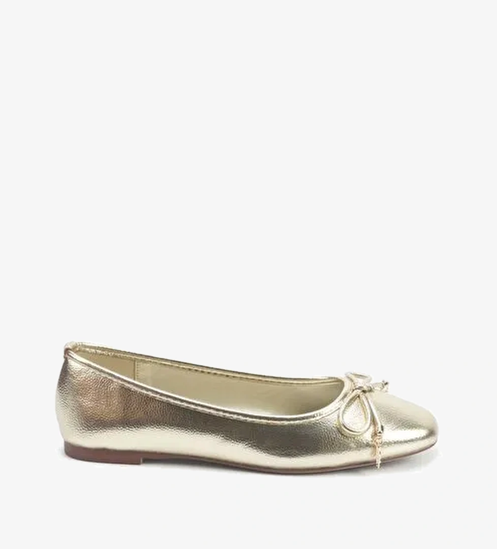 VERONIC 5PR Altın Kadın Babet - Görsel 1