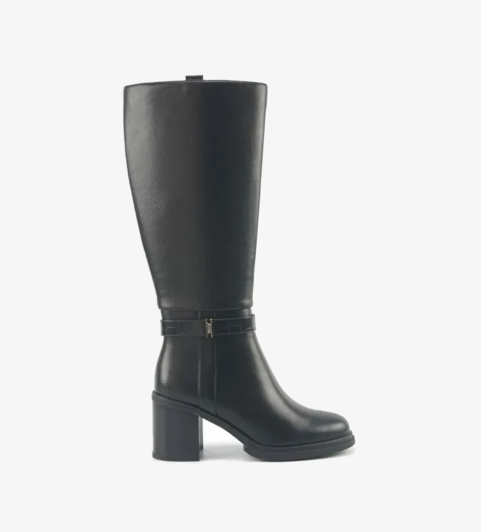 NATHIE 5PR Siyah Kadın Topuklu Çizme - Görsel 1