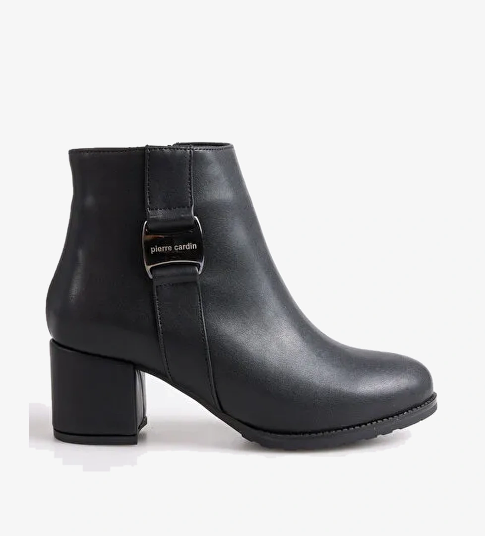 Pierre Cardin Siyah Kadın Topuklu Bot PC-55109 - Görsel 1