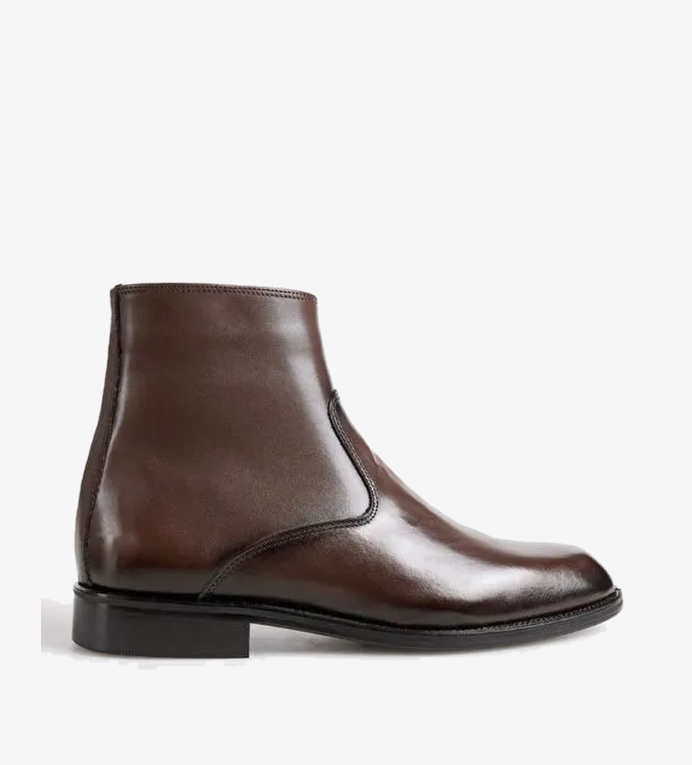 Fabrika Kahverengi Erkek Deri Bot KOST-GORSTAN