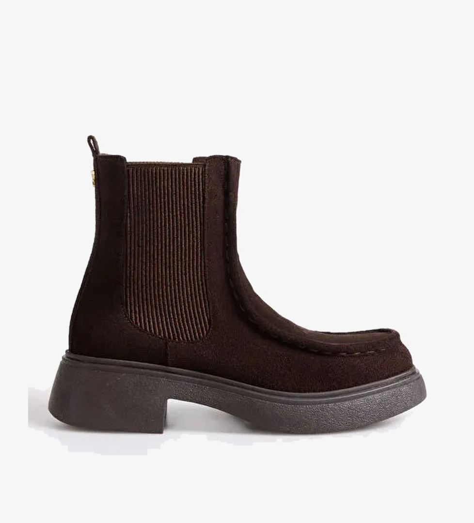 Fabrika Kahverengi Kadın Deri Bot D-MUDDY-CAMEO