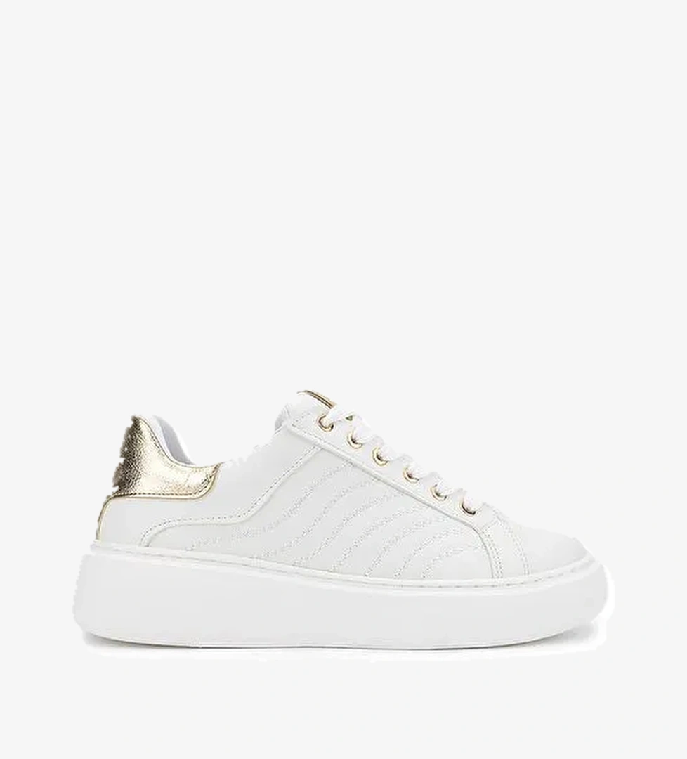 Tamer Tanca Kadın Suni Deri Beyaz Sneakers & Spor Ayakkabı - Görsel 1