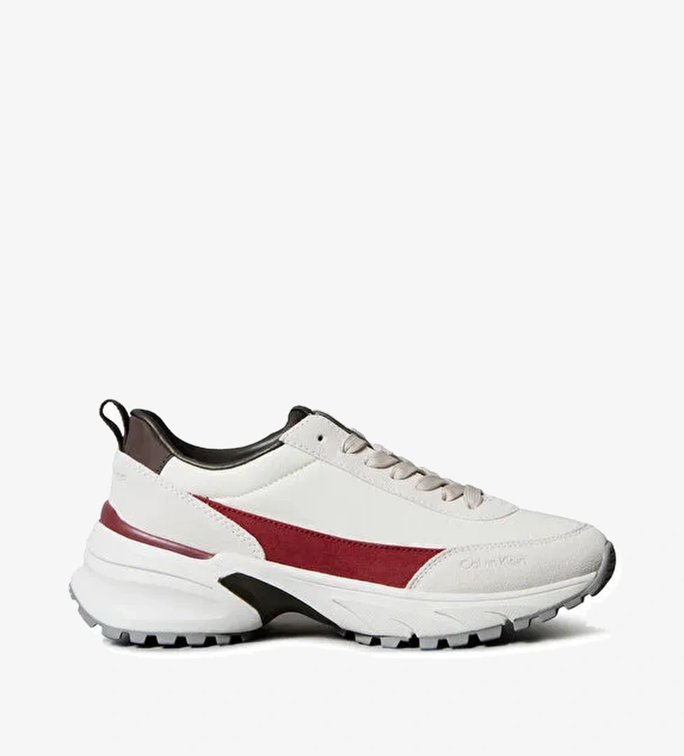 Calvin Klein Calvin Klein Krem - Bordo Kadın Sneaker YW0YW020750IN model görseli