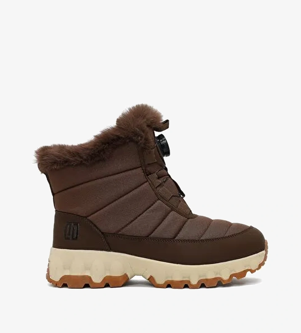 Derimod Dry Kadın Kahverengi Bağcıklı Kalın Tabanlı Waterproof Outdoor Bot 25WFD490114 - Görsel 1