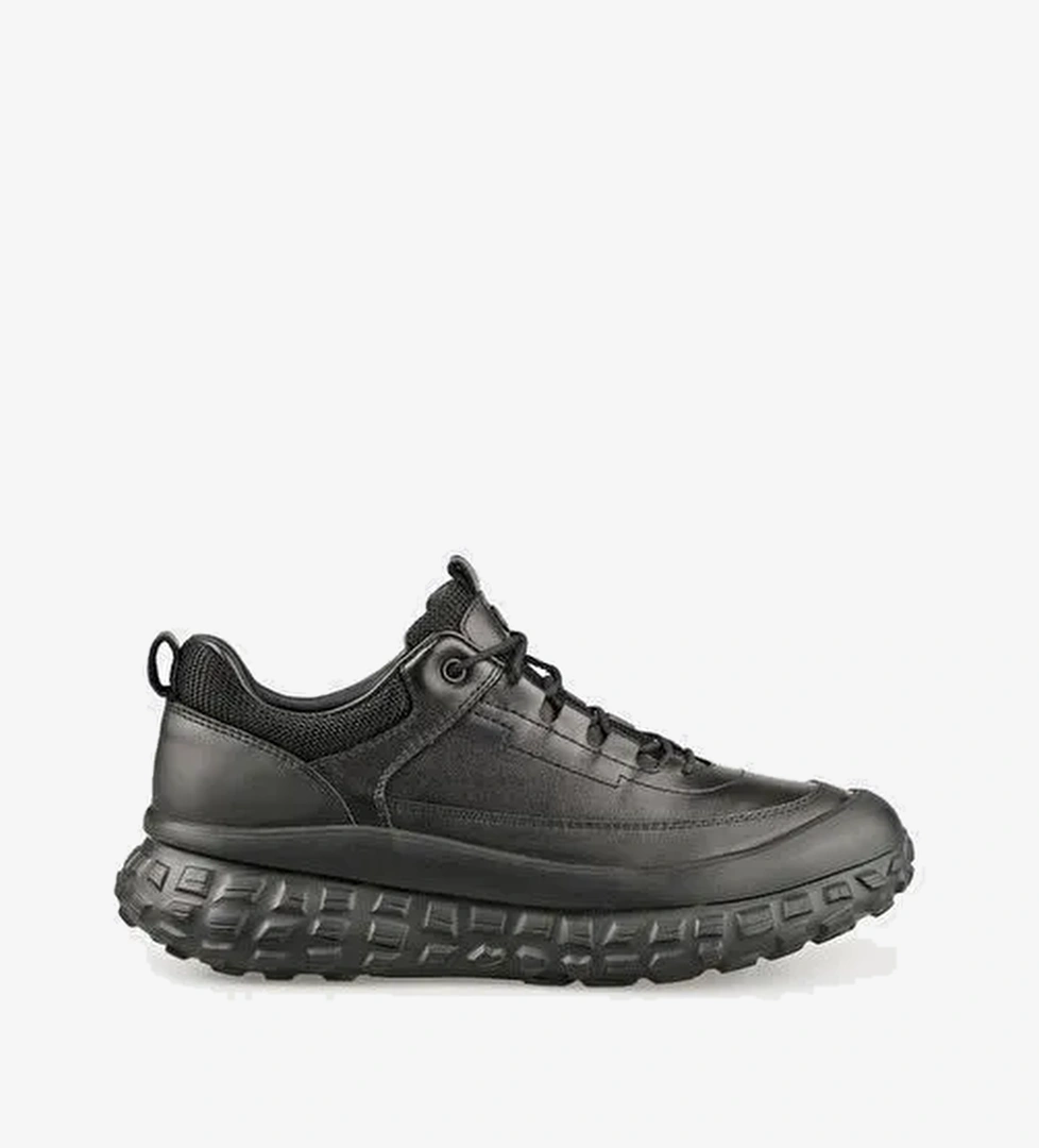 Siyah Deri Erkek Spor Ayakkabı - Görsel 1