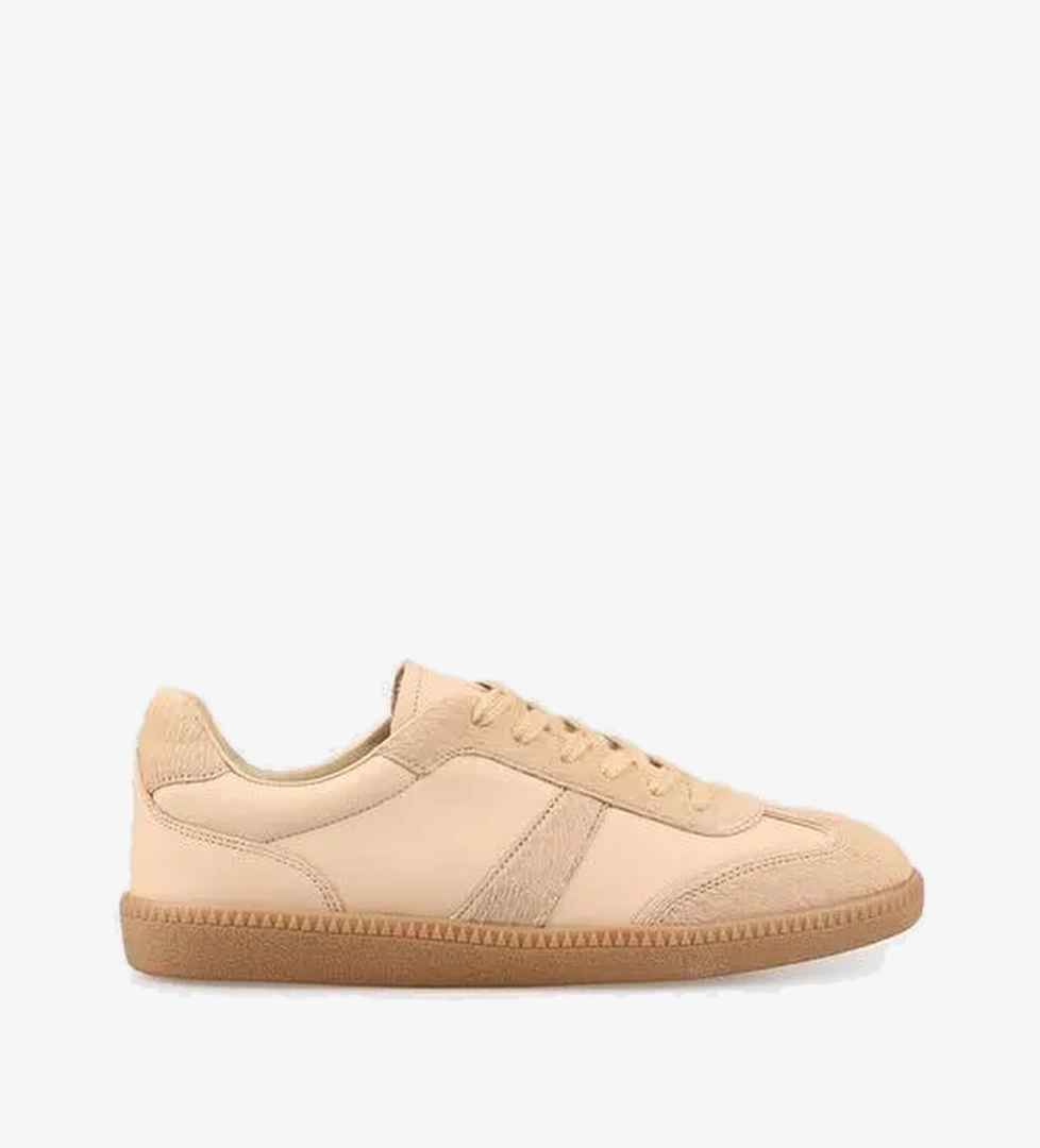 Naturel Deri Kadın Spor Ayakkabı - Görsel 1