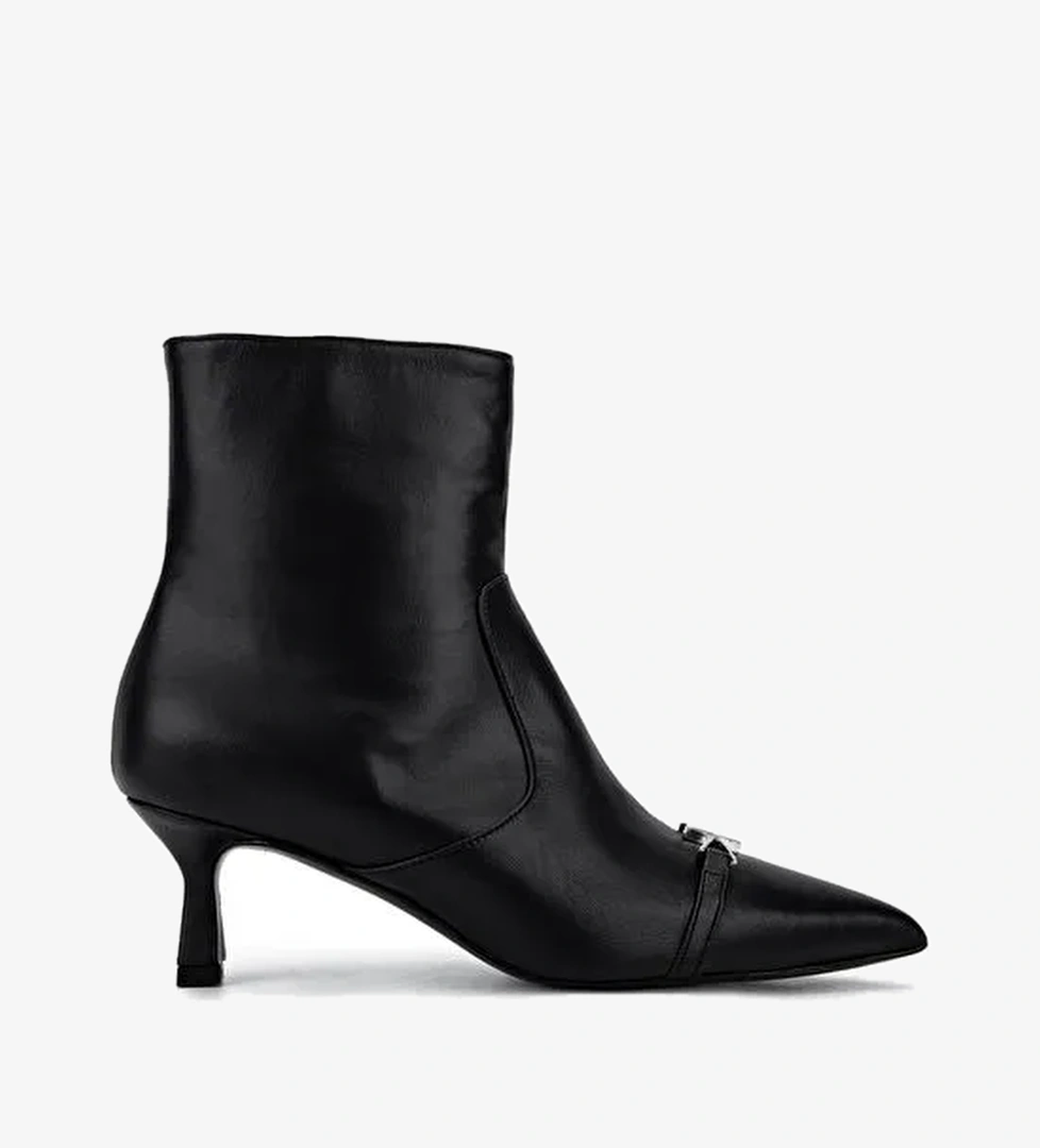 Mario Valentino Kadın Hakiki Deri Siyah Topuklu Bot - Görsel 1