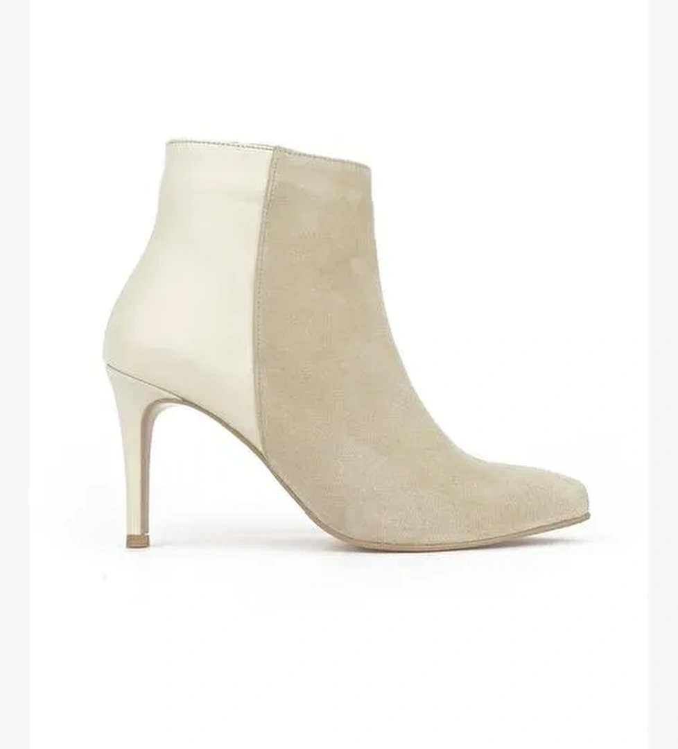 Ziya, Kadın Hakiki Deri Bot 1531030Z25104 Kum - Görsel 1