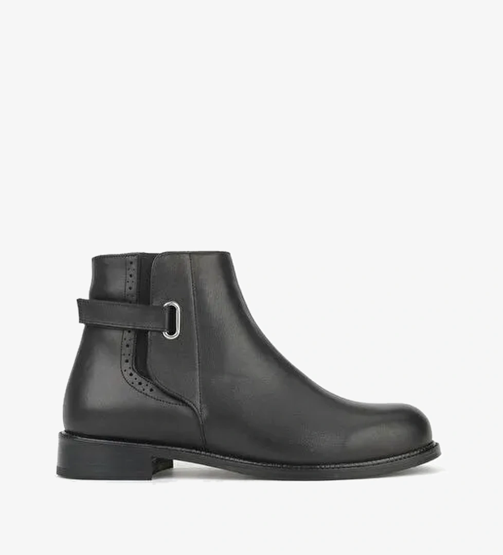 Ziya, Kadın Hakiki Deri Bot 1531030ZB123 Siyah - Görsel 1