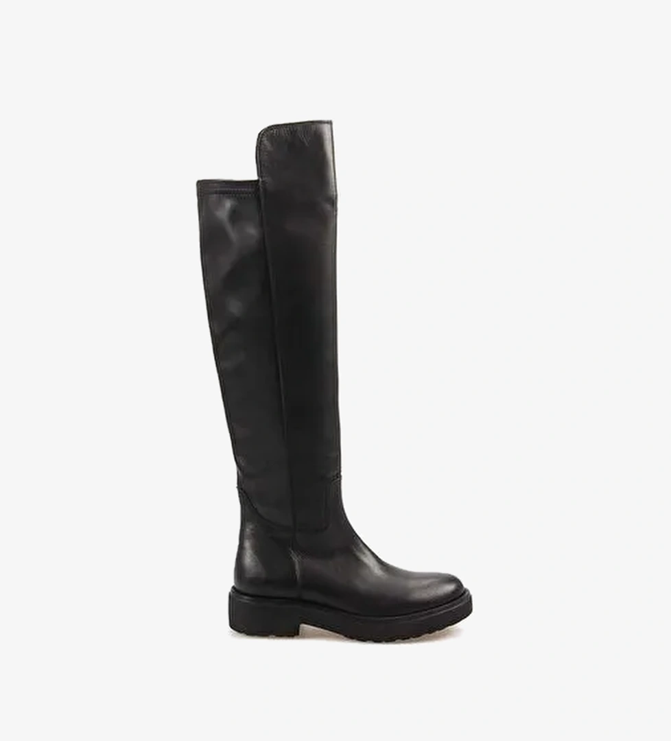 Rouge Hakiki Deri Kadın Günlük Çizme WEN5097 - Görsel 1