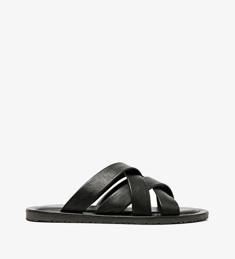 Erkek Terlik M7727 The Sandals Factory LEATHER UPPER Sandals - Görsel 1