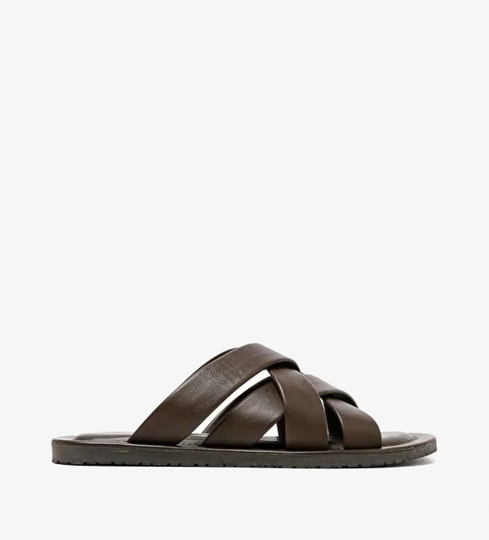 Erkek Terlik M7727 The Sandals Factory LEATHER UPPER Sandals - Görsel 1