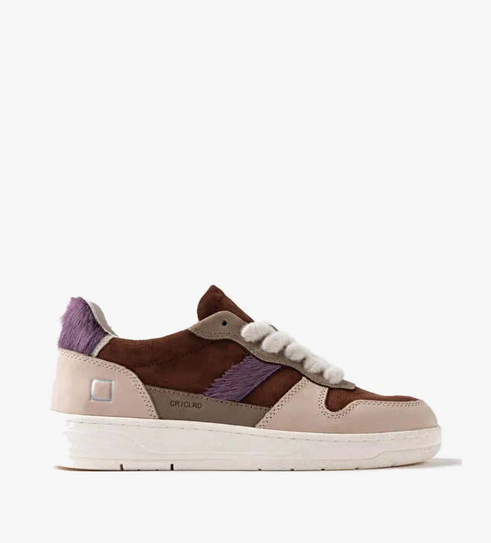 D.a.t.e Kahverengi Kadın Deri Sneaker COURT